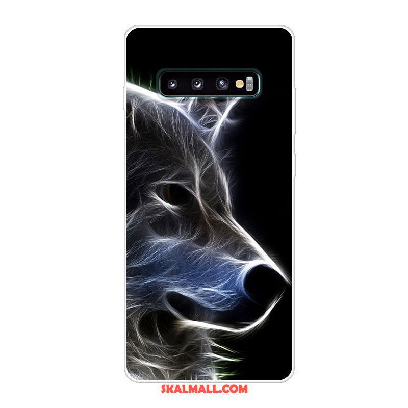 Samsung Galaxy S10 Skal Silikon Mobil Telefon Kreativa Röd Fallskydd Rabatt