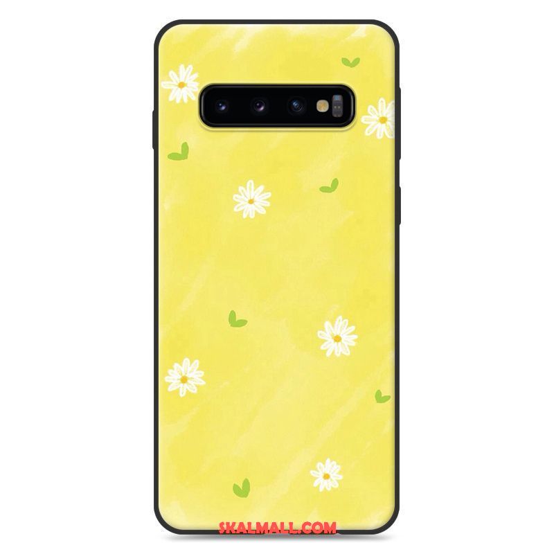 Samsung Galaxy S10+ Skal Silikonskal Skydd Mobil Telefon Stjärna Fallskydd Billig