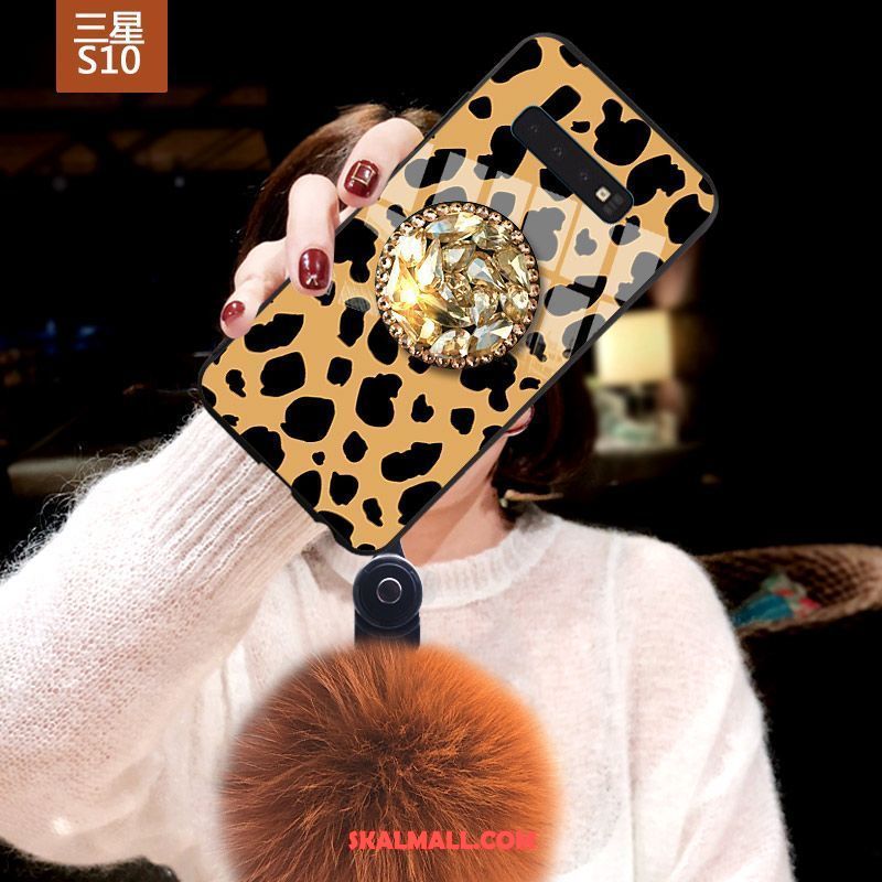 Samsung Galaxy S10 Skal Stjärna Högt Utbud Leopard Kreativa Glas På Nätet