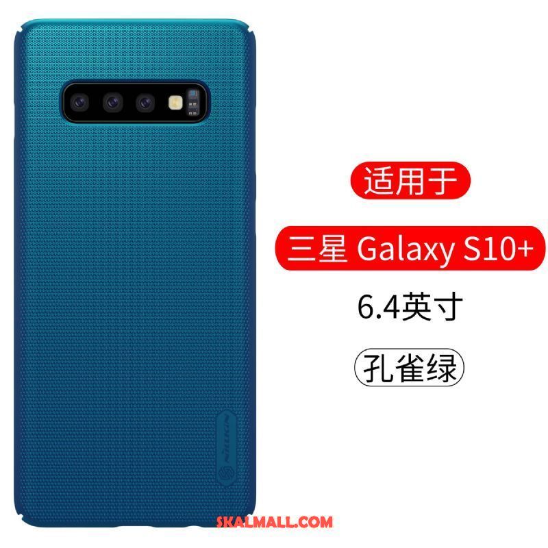 Samsung Galaxy S10+ Skal Stjärna Nubuck Skydd Mobil Telefon Guld Fodral Köpa