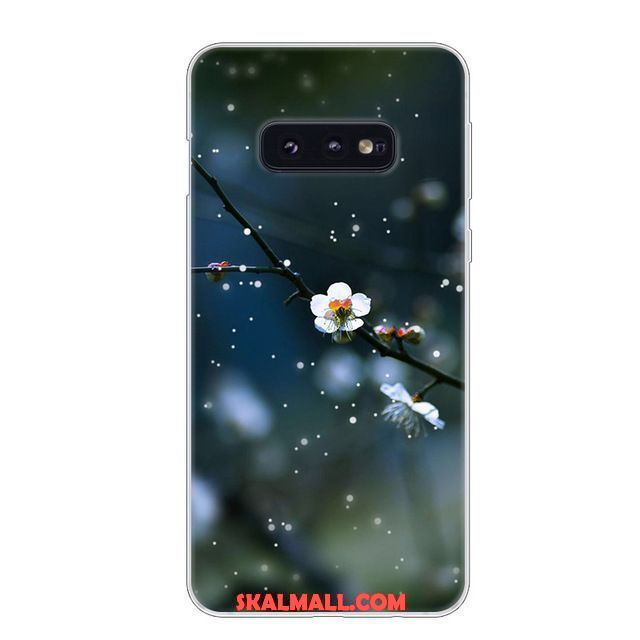 Samsung Galaxy S10e Skal Fallskydd Silikon Mjuk Stjärna Vit Fodral Köpa