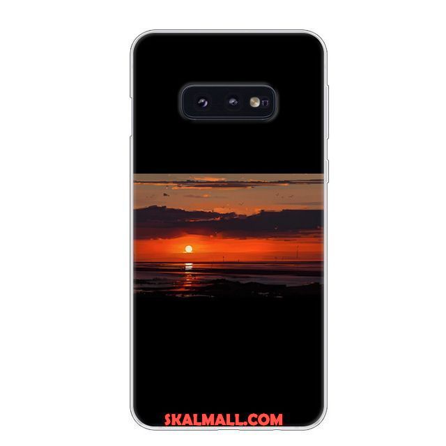 Samsung Galaxy S10e Skal Fallskydd Silikon Mjuk Stjärna Vit Fodral Köpa