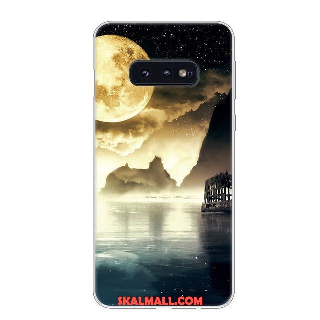 Samsung Galaxy S10e Skal Fallskydd Silikon Mjuk Stjärna Vit Fodral Köpa