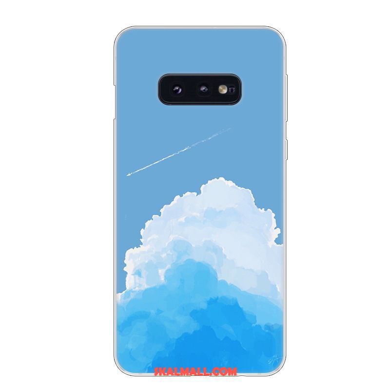 Samsung Galaxy S10e Skal Fallskydd Silikon Mjuk Stjärna Vit Fodral Köpa