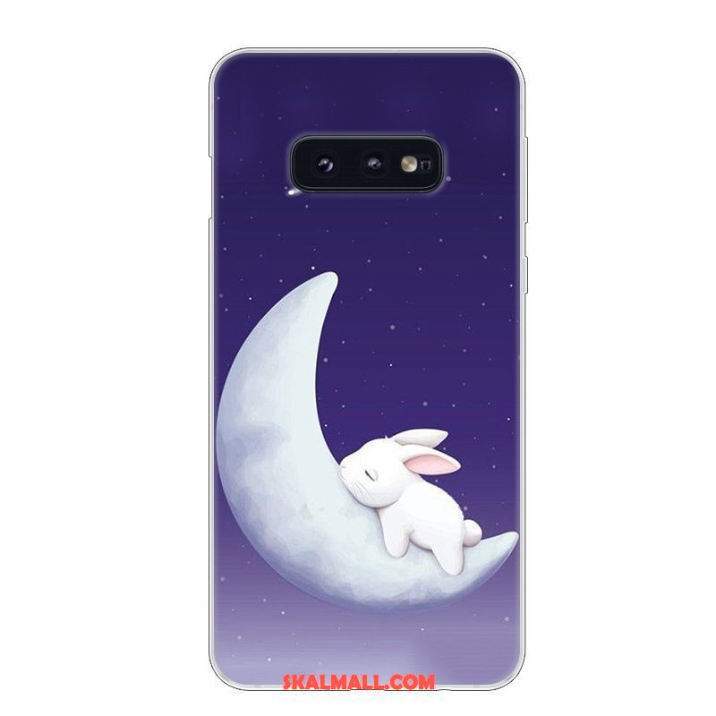 Samsung Galaxy S10e Skal Fallskydd Silikon Mjuk Stjärna Vit Fodral Köpa