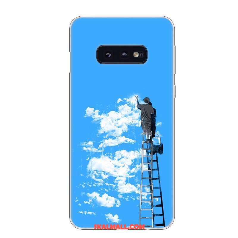 Samsung Galaxy S10e Skal Fallskydd Silikon Mjuk Stjärna Vit Fodral Köpa