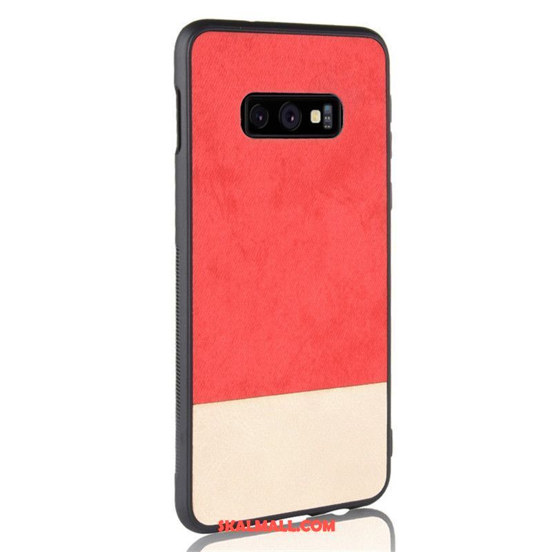 Samsung Galaxy S10e Skal Grå All Inclusive Skydd Mjuk Denim Fodral Online