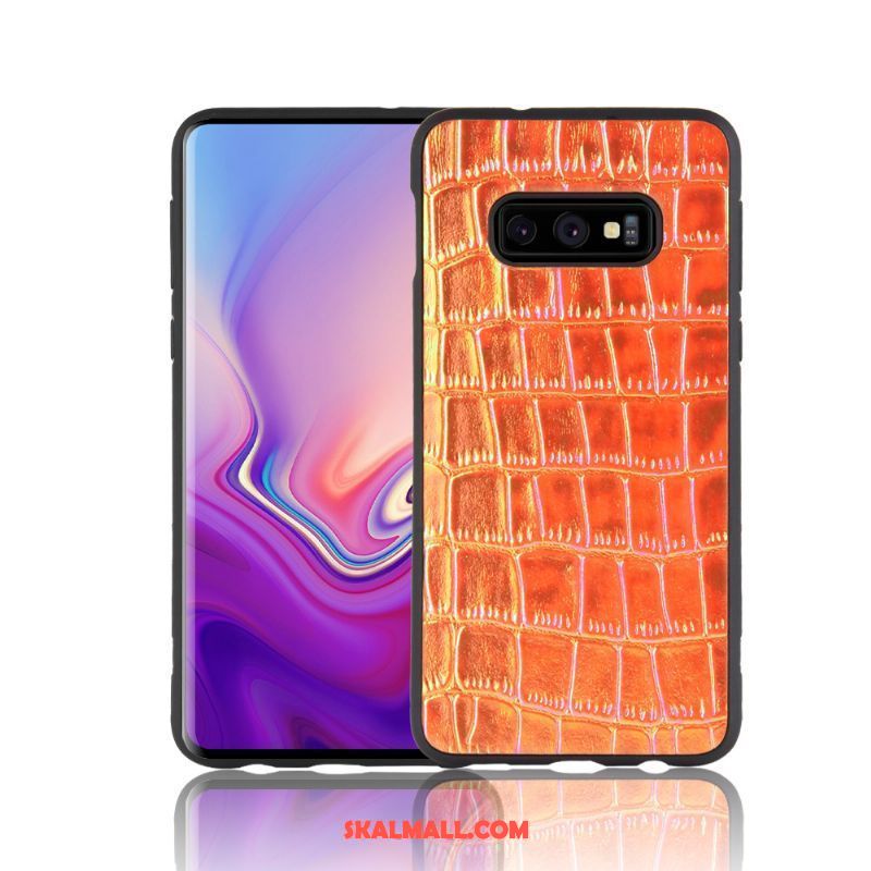 Samsung Galaxy S10e Skal Gul Skydd All Inclusive Färg Orange Rea