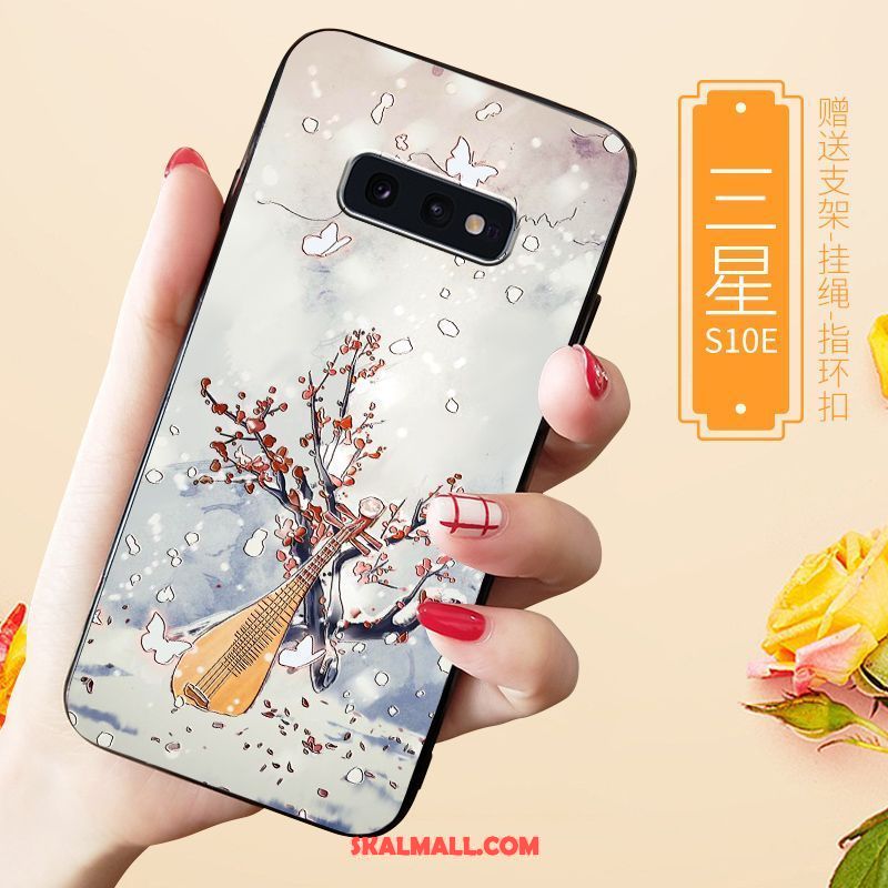 Samsung Galaxy S10e Skal Kreativa Silikon Nubuck Lättnad Trend Varumärke Köpa