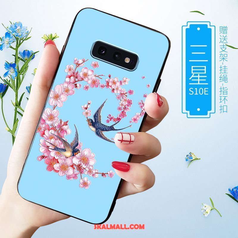 Samsung Galaxy S10e Skal Kreativa Silikon Nubuck Lättnad Trend Varumärke Köpa