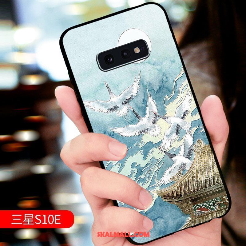 Samsung Galaxy S10e Skal Mobil Telefon Skydd Grön Stjärna Trend Billiga