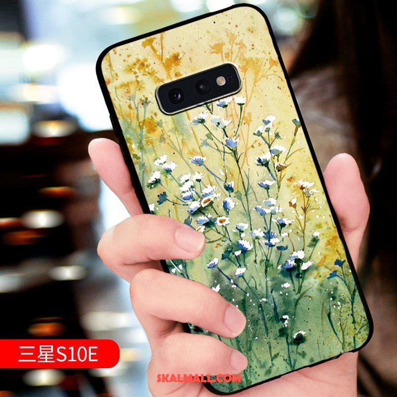 Samsung Galaxy S10e Skal Mobil Telefon Skydd Grön Stjärna Trend Billiga