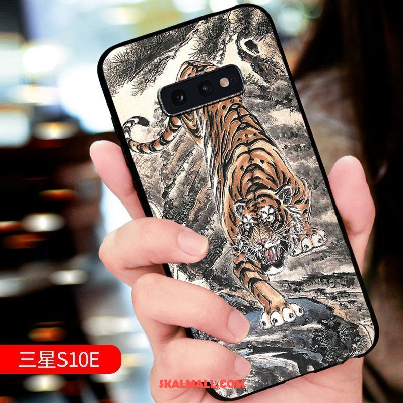 Samsung Galaxy S10e Skal Mobil Telefon Skydd Grön Stjärna Trend Billiga