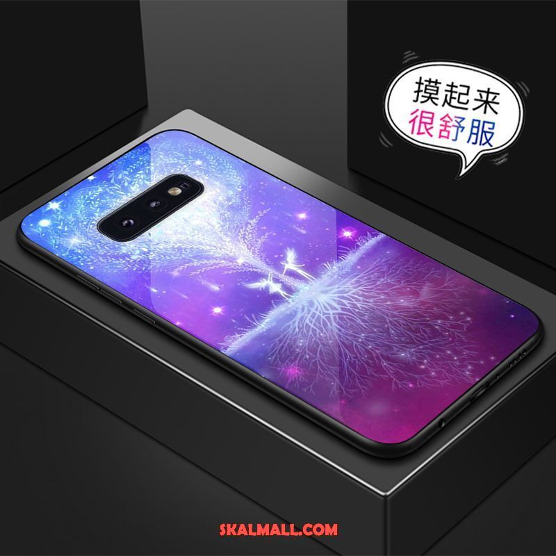 Samsung Galaxy S10e Skal Stjärna Glas Fallskydd Grön Kreativa Köpa