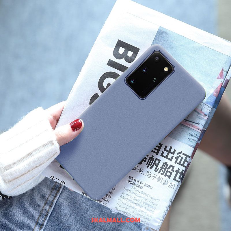 Samsung Galaxy S20+ Skal Grön Enkel Nubuck Fallskydd Mobil Telefon Online
