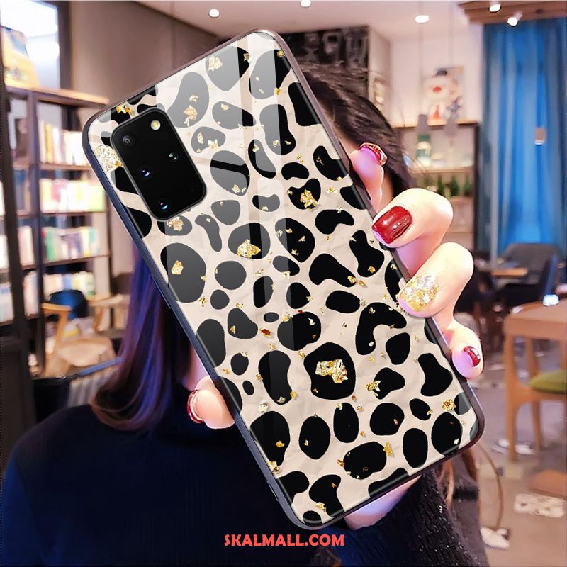 Samsung Galaxy S20+ Skal Röd Mobil Telefon Spegel Leopard Stjärna Billigt