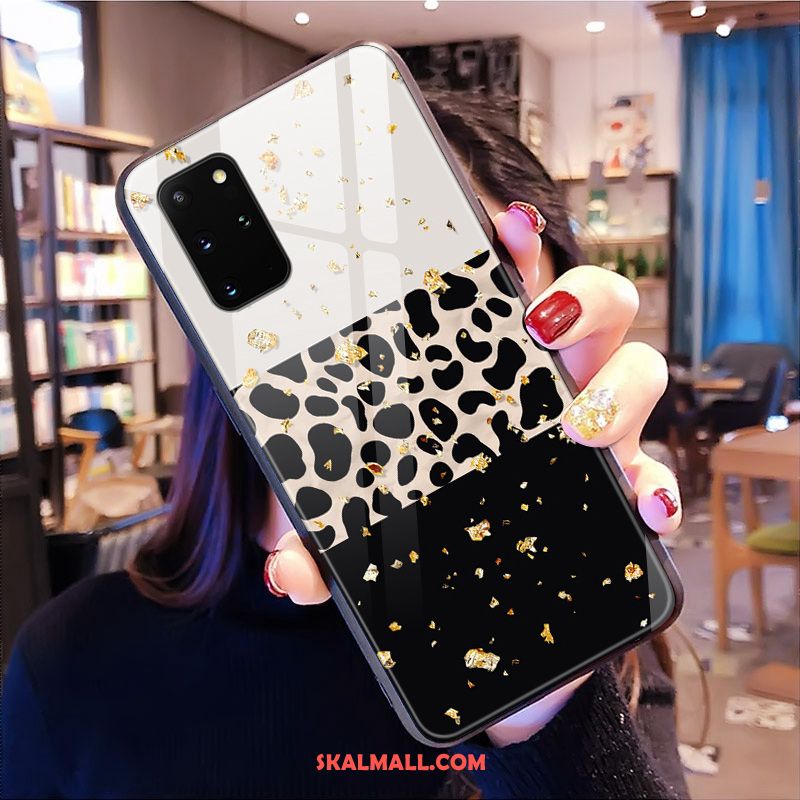 Samsung Galaxy S20+ Skal Röd Mobil Telefon Spegel Leopard Stjärna Billigt