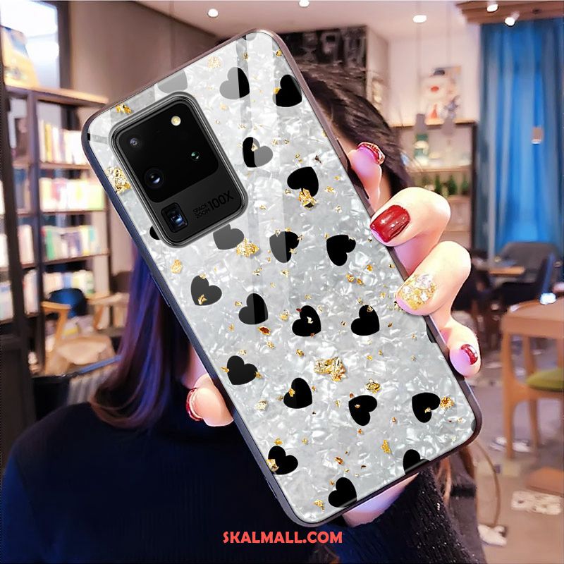 Samsung Galaxy S20+ Skal Röd Mobil Telefon Spegel Leopard Stjärna Billigt