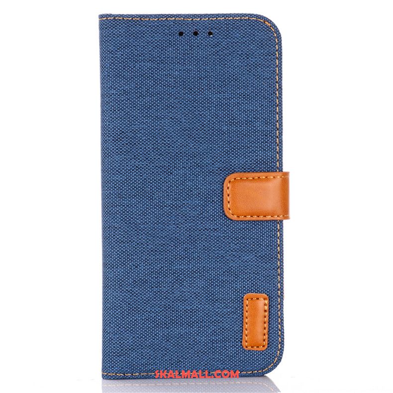 Samsung Galaxy S41 Skal Denim Blå Läderfodral Skydd Fallskydd På Nätet