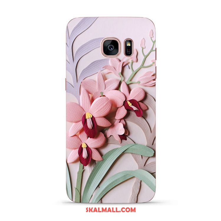 Samsung Galaxy S6 Edge Skal Blommor Vacker Mjuk Mobil Telefon Kyla Till Salu