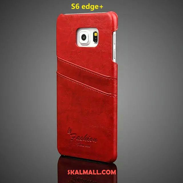 Samsung Galaxy S6 Edge Skal Personlighet Trend Äkta Läder Mobil Telefon Läderfodral Billigt