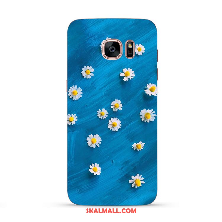 Samsung Galaxy S6 Edge Skal Stjärna Blommor Kyla Mobil Telefon Svart Till Salu