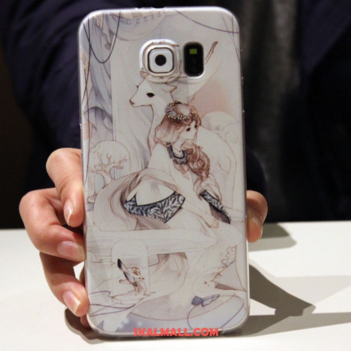 Samsung Galaxy S6 Skal Kreativa Trend Mjuk Tecknat Stjärna Fodral Till Salu