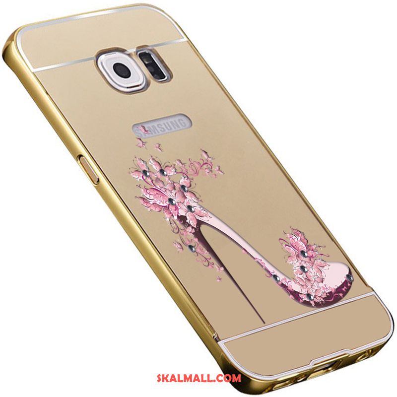 Samsung Galaxy S6 Skal Mobil Telefon Tredimensionell Metall Bakre Omslag Plating Köpa