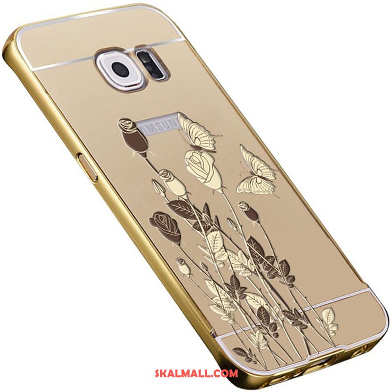 Samsung Galaxy S6 Skal Mobil Telefon Tredimensionell Metall Bakre Omslag Plating Köpa