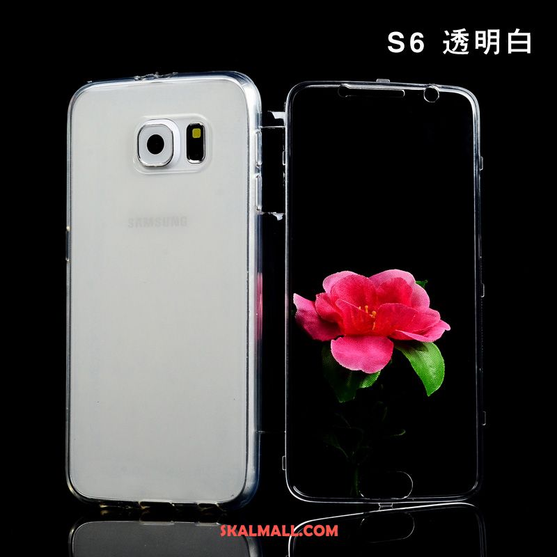 Samsung Galaxy S6 Skal Skydd Purpur Stjärna Silikon Fallskydd Köpa