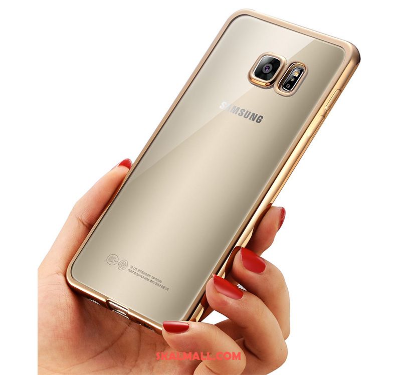 Samsung Galaxy S7 Edge Skal Stjärna Support Slim Silikon Transparent Rea