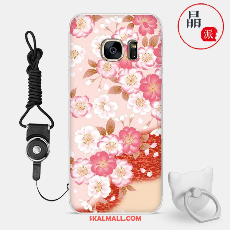 Samsung Galaxy S7 Skal Silikon Fallskydd Mjuk Blomma Mobil Telefon Köpa