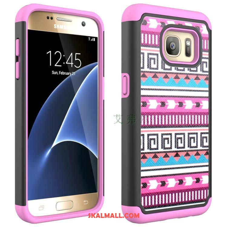 Samsung Galaxy S7 Skal Silikon Skydd Grön Stjärna Mobil Telefon Fodral Online