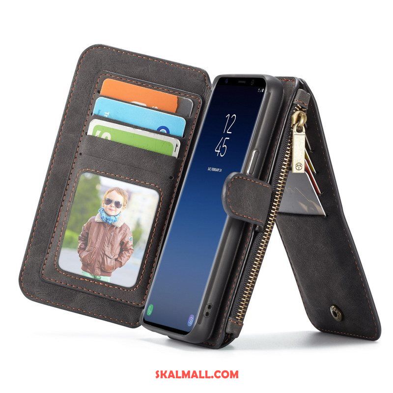 Samsung Galaxy S8+ Skal Plånbok Stjärna Täcka Mobil Telefon Kort Fodral På Nätet