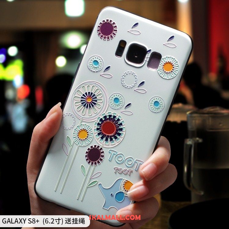 Samsung Galaxy S8+ Skal Silikon All Inclusive Skydd Rosa Mobil Telefon Till Salu