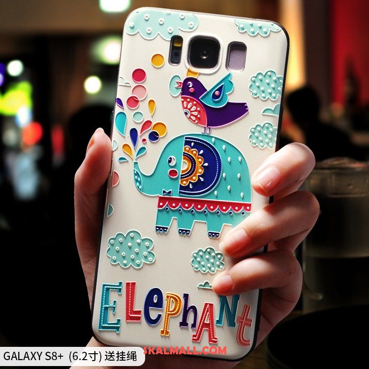 Samsung Galaxy S8+ Skal Silikon All Inclusive Skydd Rosa Mobil Telefon Till Salu
