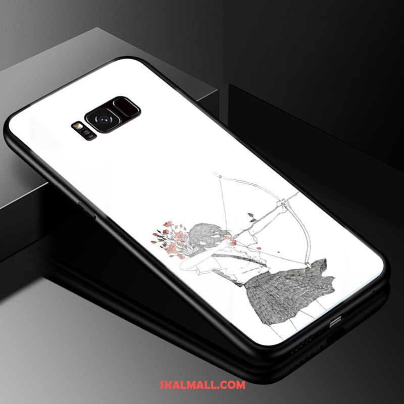 Samsung Galaxy S8 Skal Svart Skydd Glas Par Stjärna Billigt