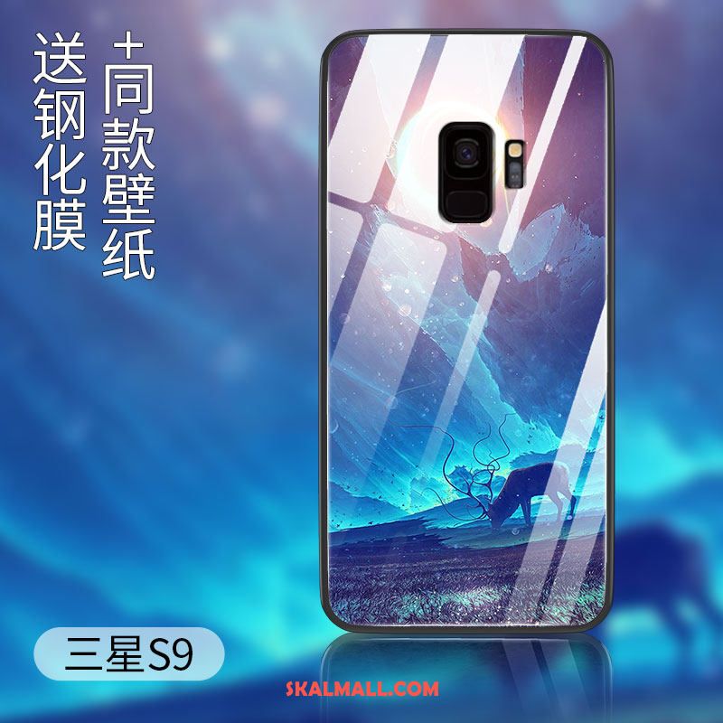 Samsung Galaxy S9 Skal All Inclusive Fallskydd Mobil Telefon Kreativa Blå Fodral Köpa