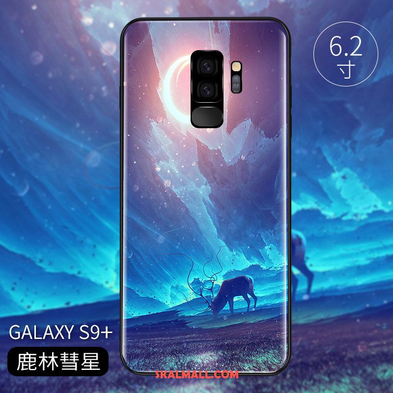 Samsung Galaxy S9+ Skal Fallskydd Glas Nubuck Personlighet Spegel Köpa