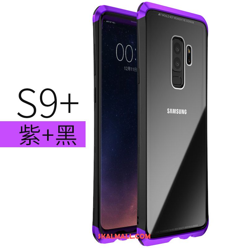 Samsung Galaxy S9+ Skal Frame Hård Fallskydd Metall Mobil Telefon Fodral Billigt