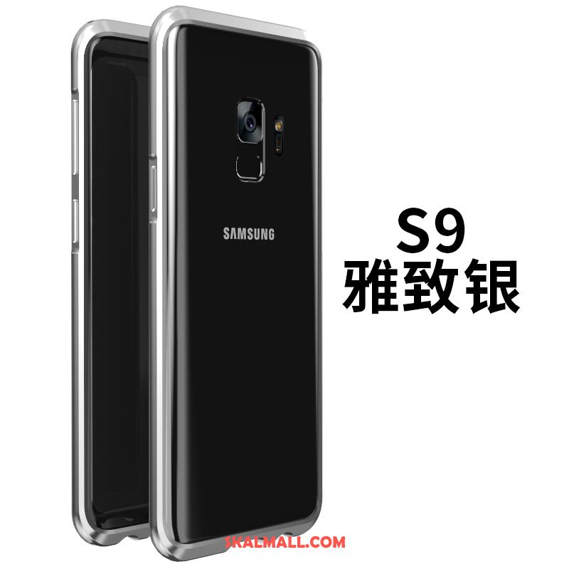 Samsung Galaxy S9 Skal Frame Skydd Mobil Telefon Metall Nubuck Fodral Billigt