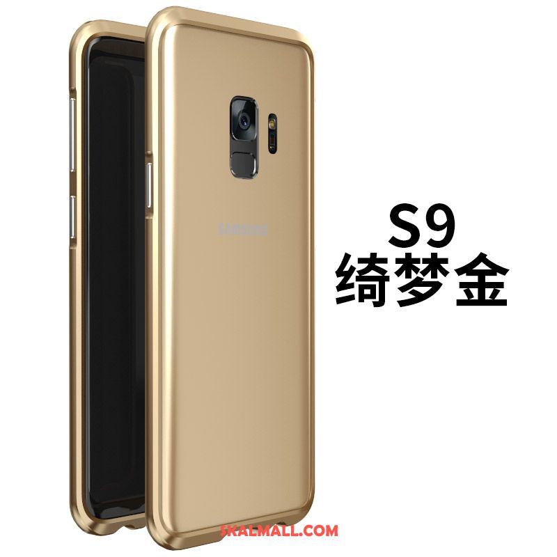 Samsung Galaxy S9 Skal Frame Skydd Mobil Telefon Metall Nubuck Fodral Billigt