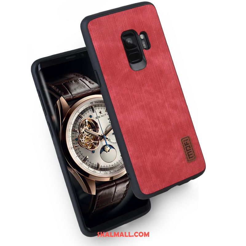 Samsung Galaxy S9 Skal Silikon Enkel Net Red Stjärna Mobil Telefon Rea