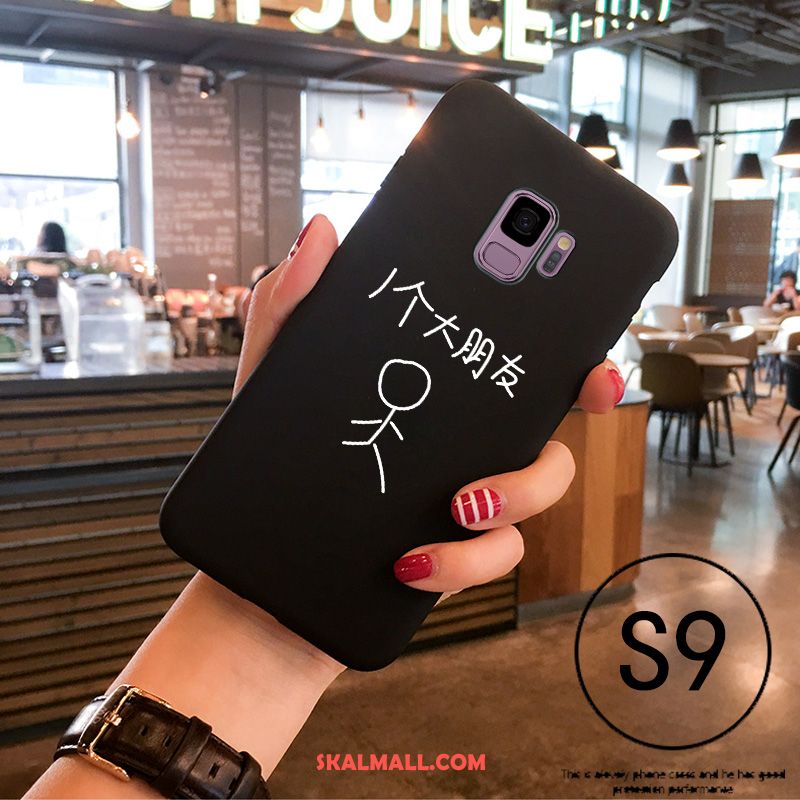 Samsung Galaxy S9 Skal Silikon Personlighet Kreativa Stjärna Svart Billig