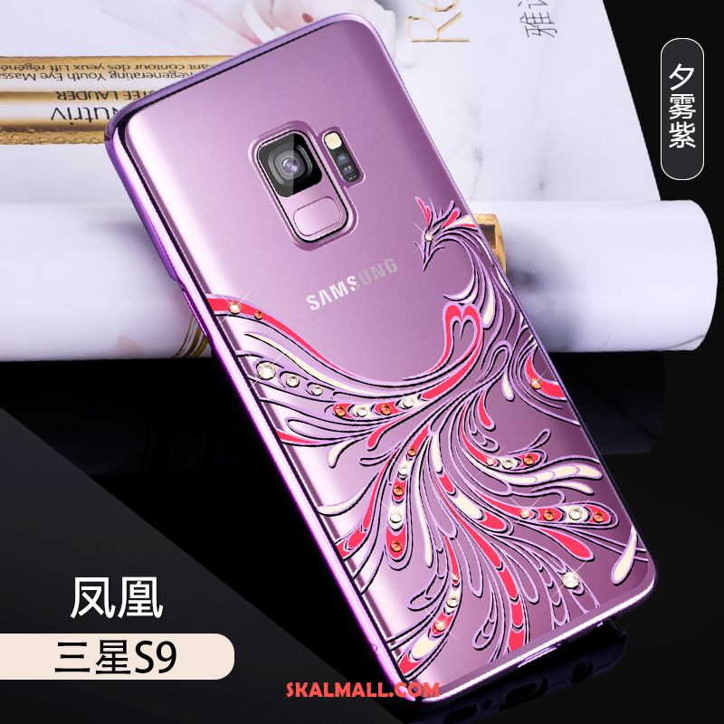 Samsung Galaxy S9 Skal Strass Kreativa Hård Stjärna Guld Fodral Online