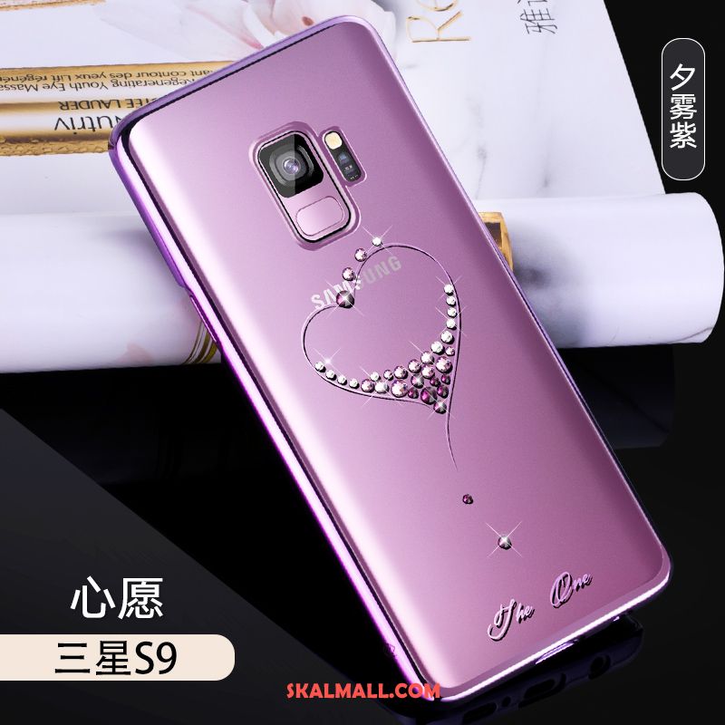 Samsung Galaxy S9 Skal Strass Kreativa Hård Stjärna Guld Fodral Online