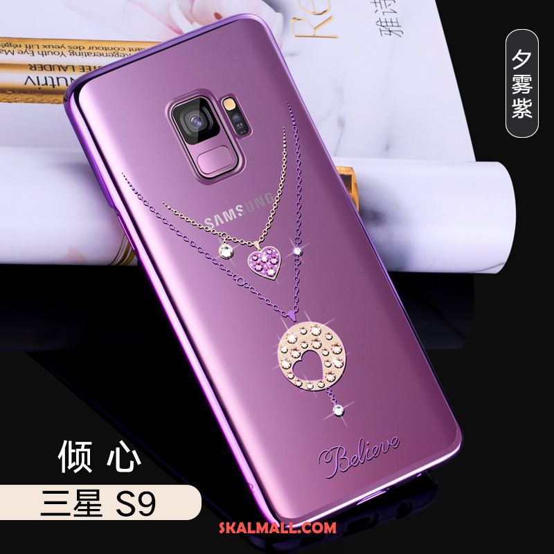 Samsung Galaxy S9 Skal Strass Kreativa Hård Stjärna Guld Fodral Online