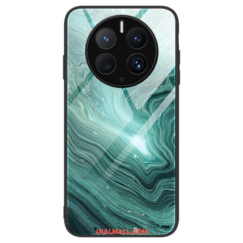 Skal Huawei Mate 50 Pro Snyggt Marmorhärdat Glas