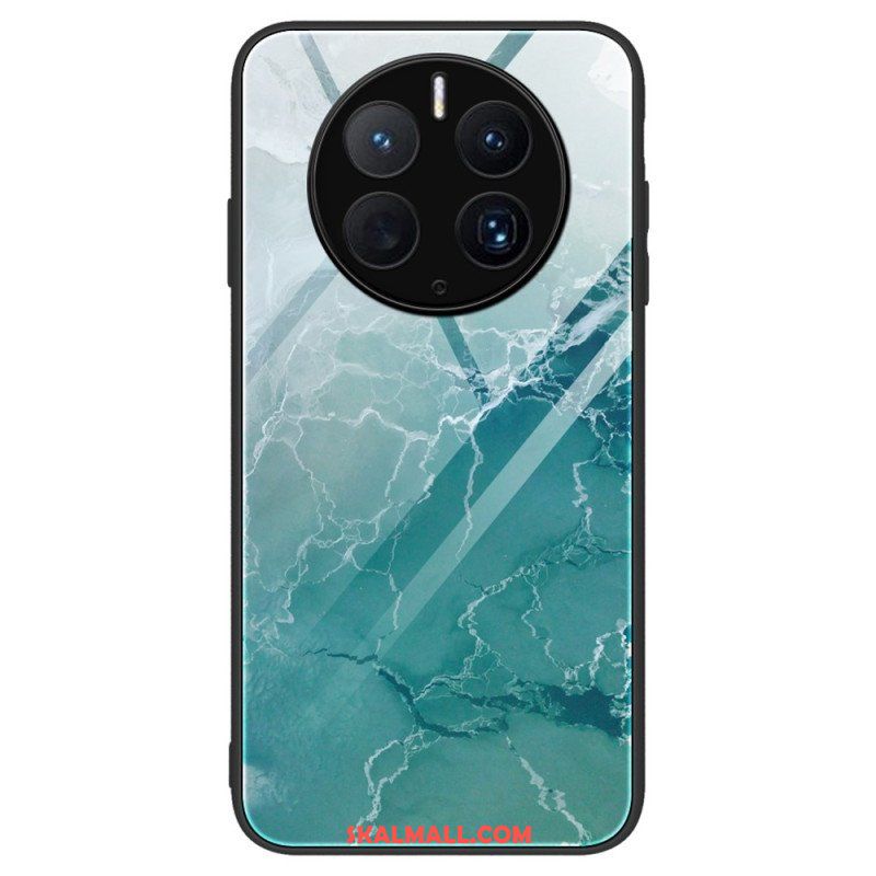 Skal Huawei Mate 50 Pro Snyggt Marmorhärdat Glas