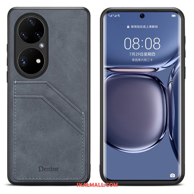 Skal Huawei P50 Pro Denior Double Slot Korthållare